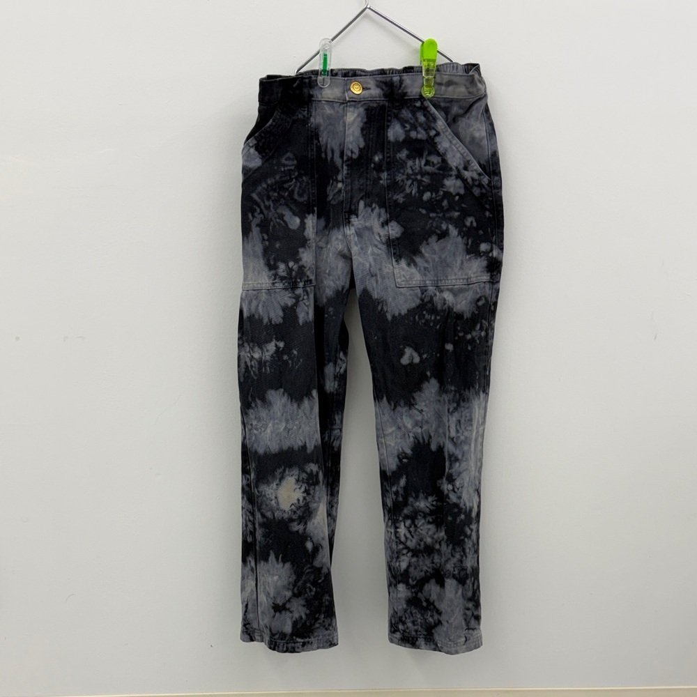 Big Bud Press Monochrome Tie-Dye Straight Leg Pants